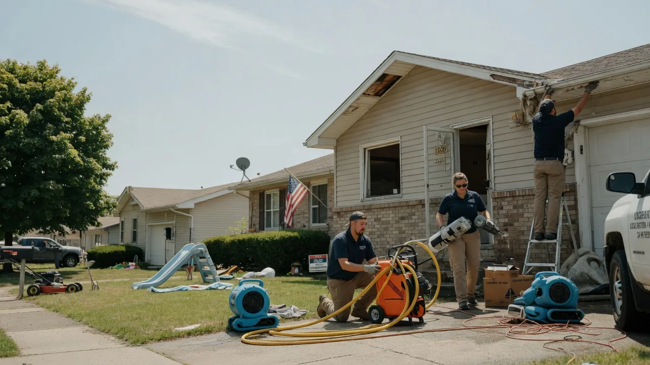 Water Damage Restoration in Larwill, IN near me